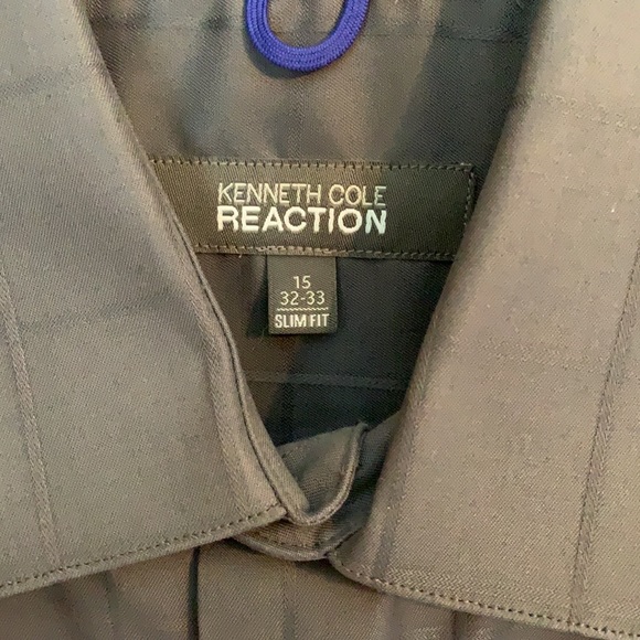 Men’s grey Kenneth Cole button up - Picture 2 of 4